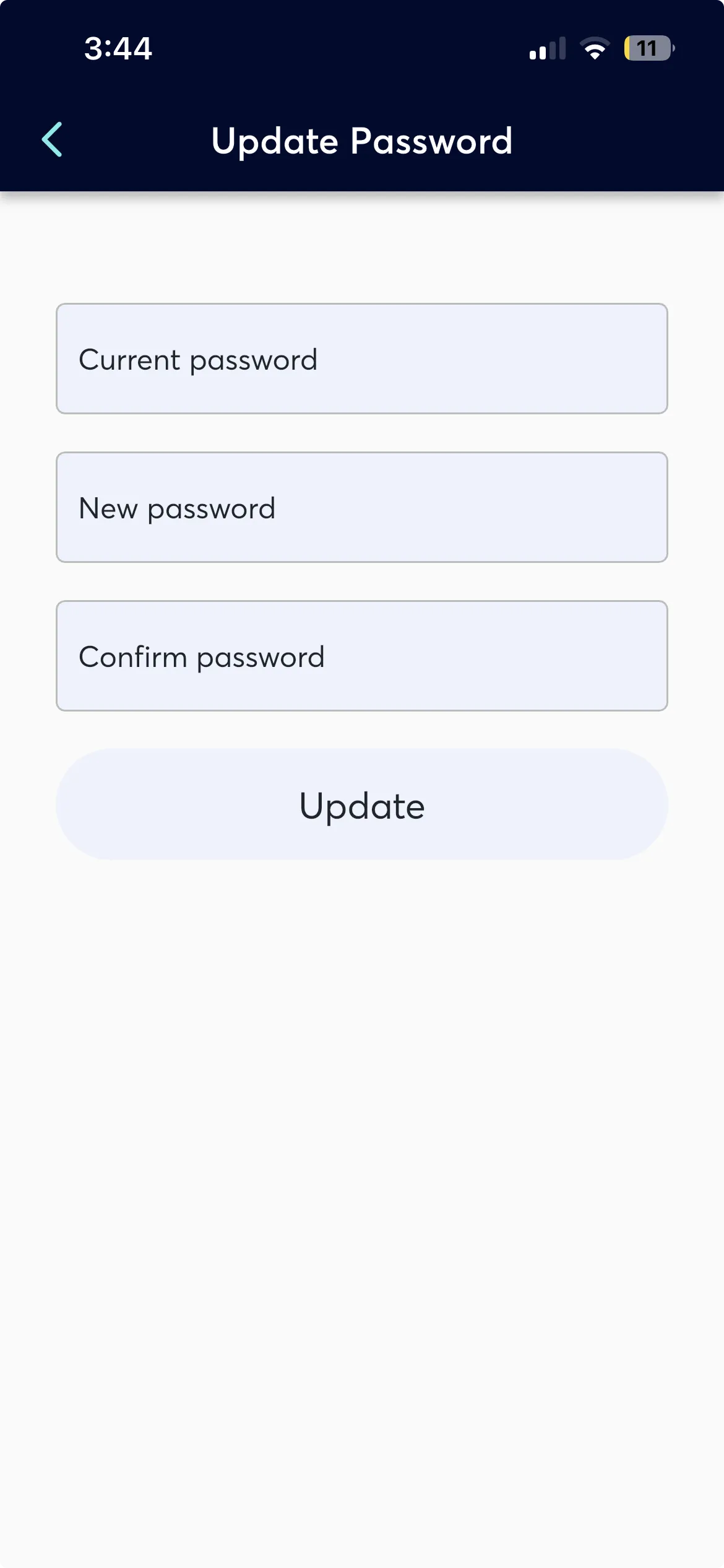 Update Password